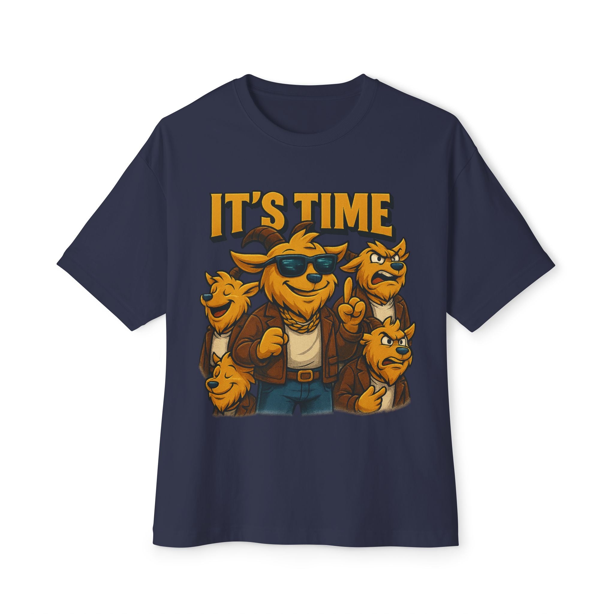 LIMITED EDITION GOATEE UNISEX NAVY T-SHIRT