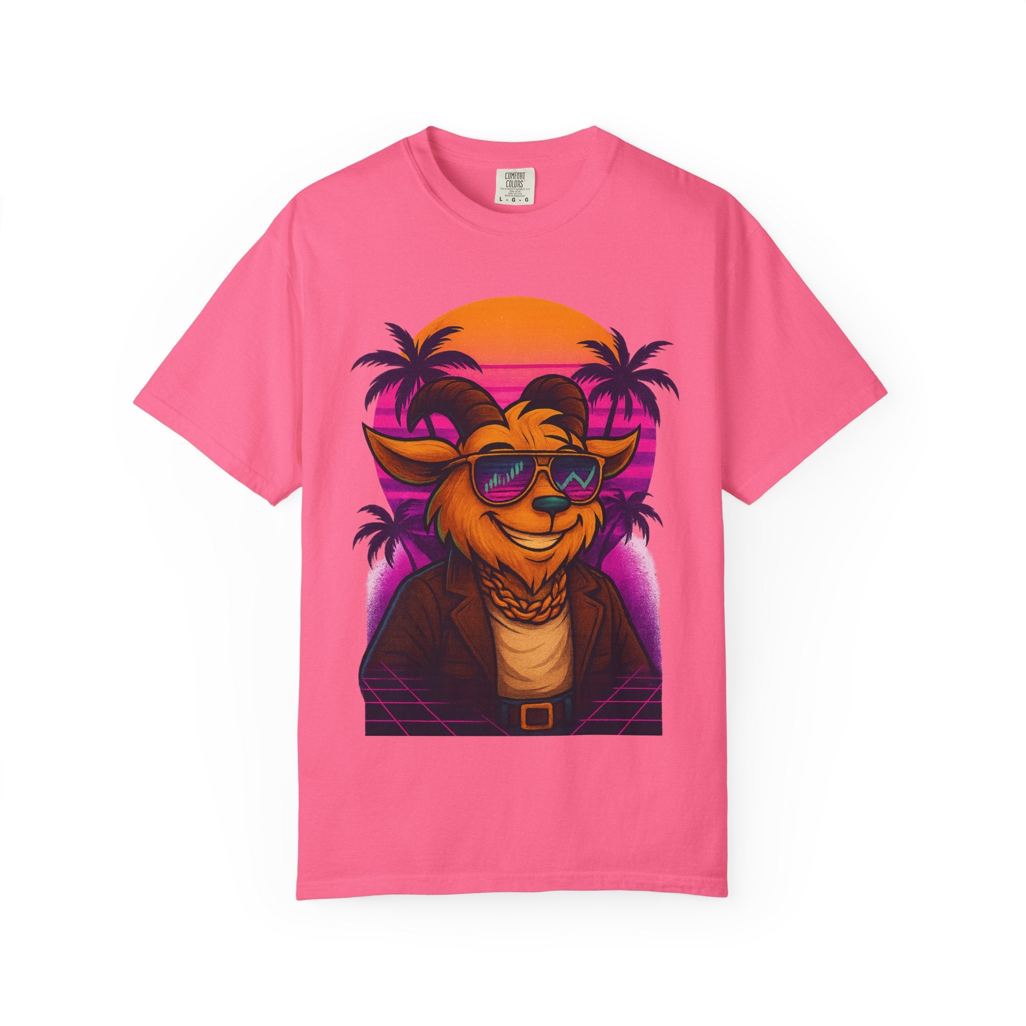 LIMITED EDITION GARMENT-DYED MALE PURPLE T-SHIRT