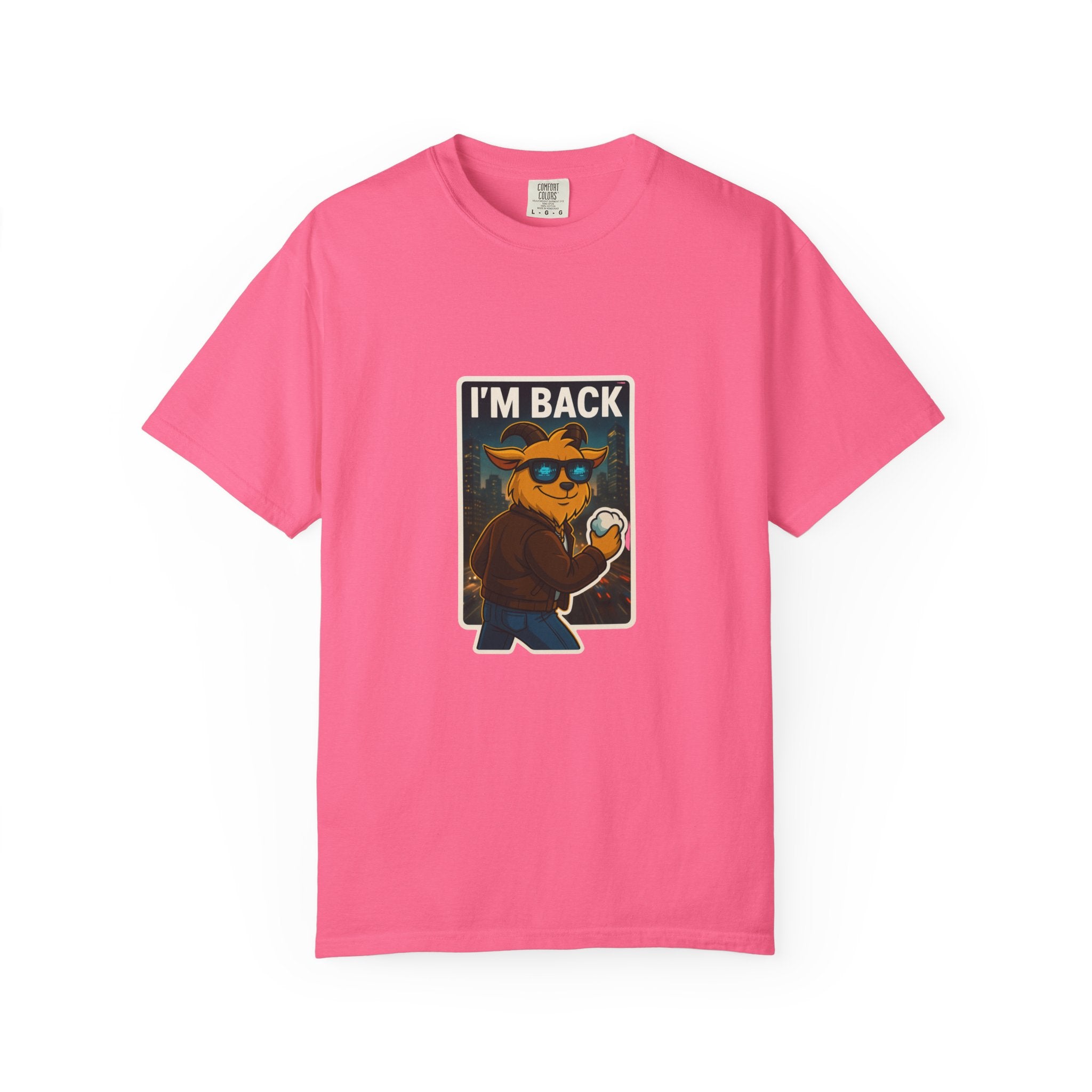 LIMITED EDITION GARMENT-DYED MALE BLACK T-SHIRT