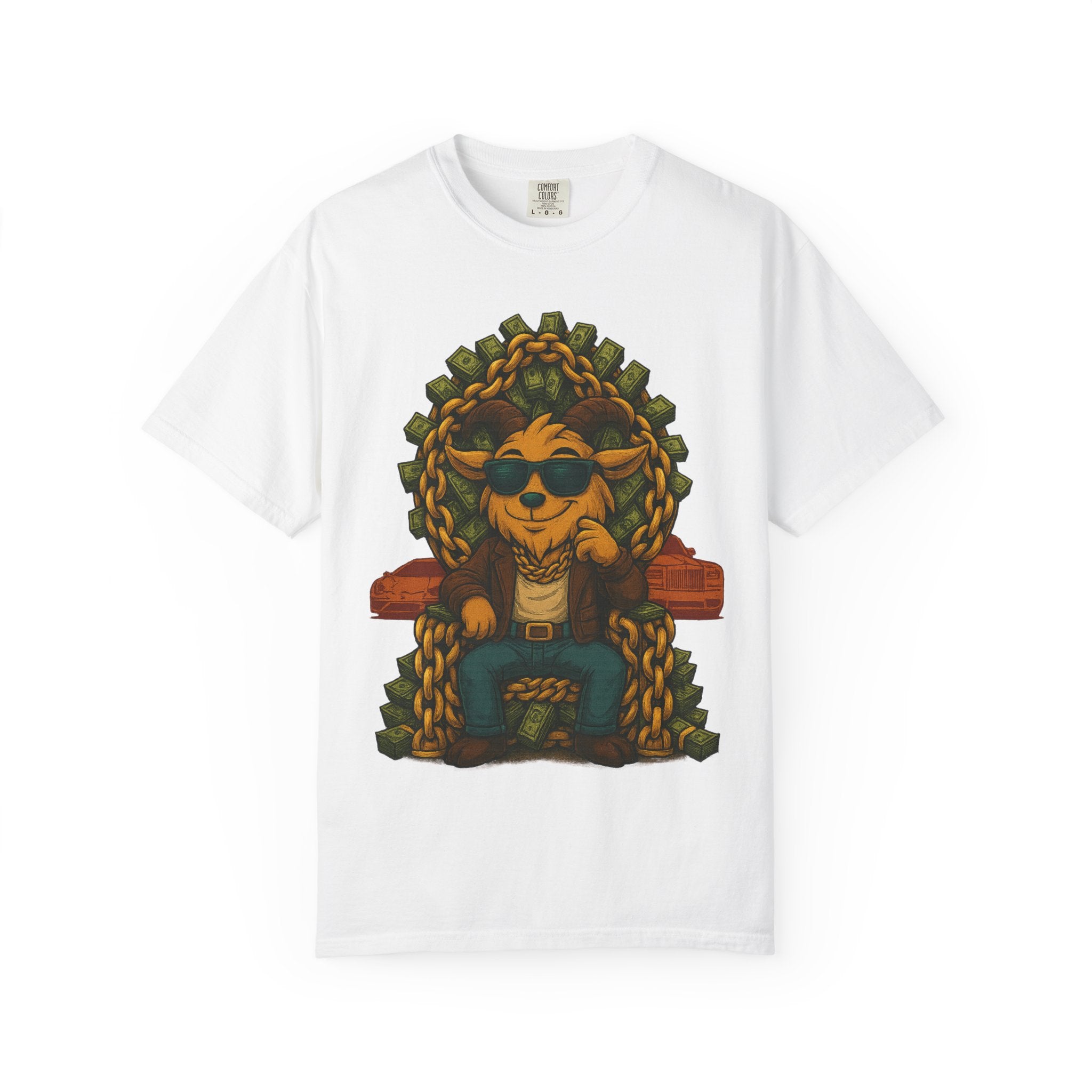 LIMITED EDITION GARMENT-DYED FEMALE WHITE T-SHIRT
