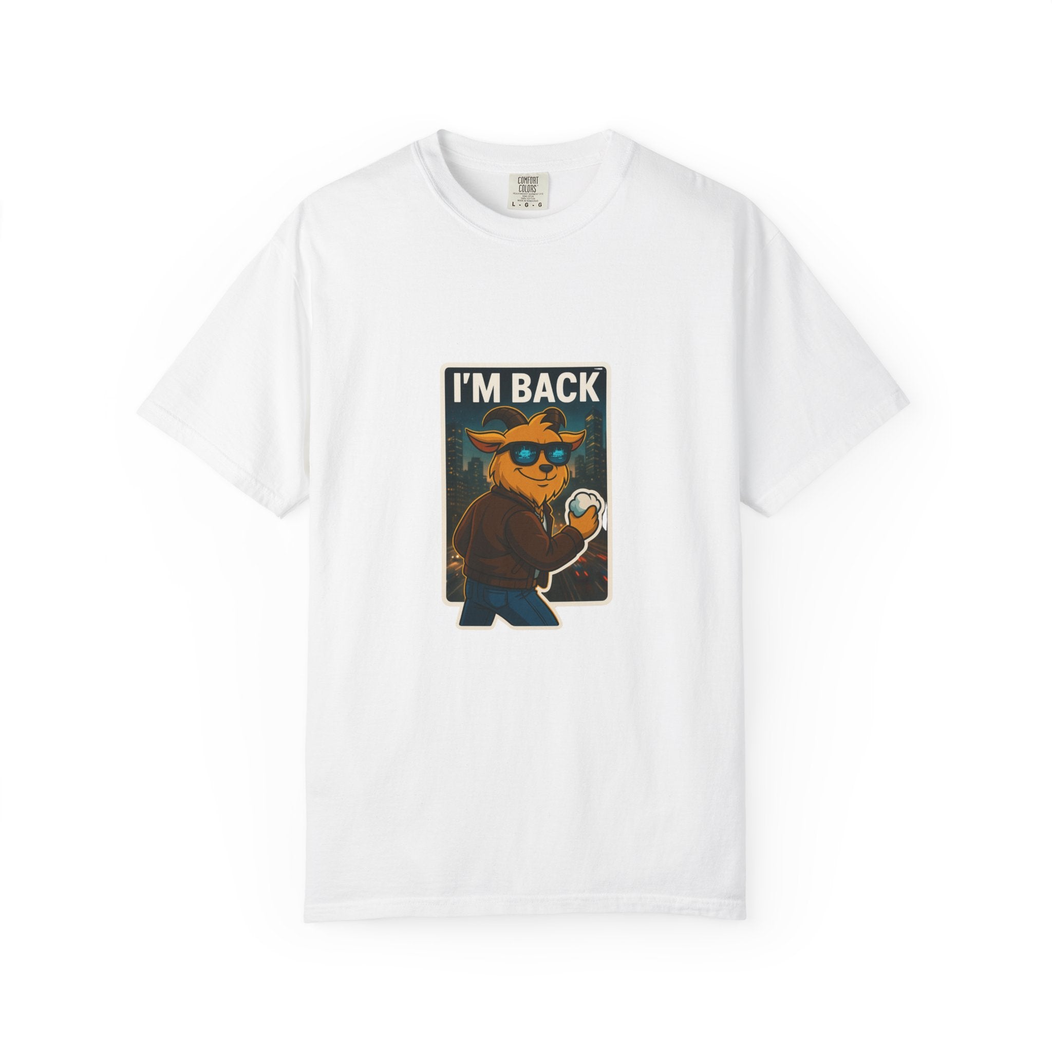 LIMITED EDITION GARMENT-DYED MALE BLACK T-SHIRT