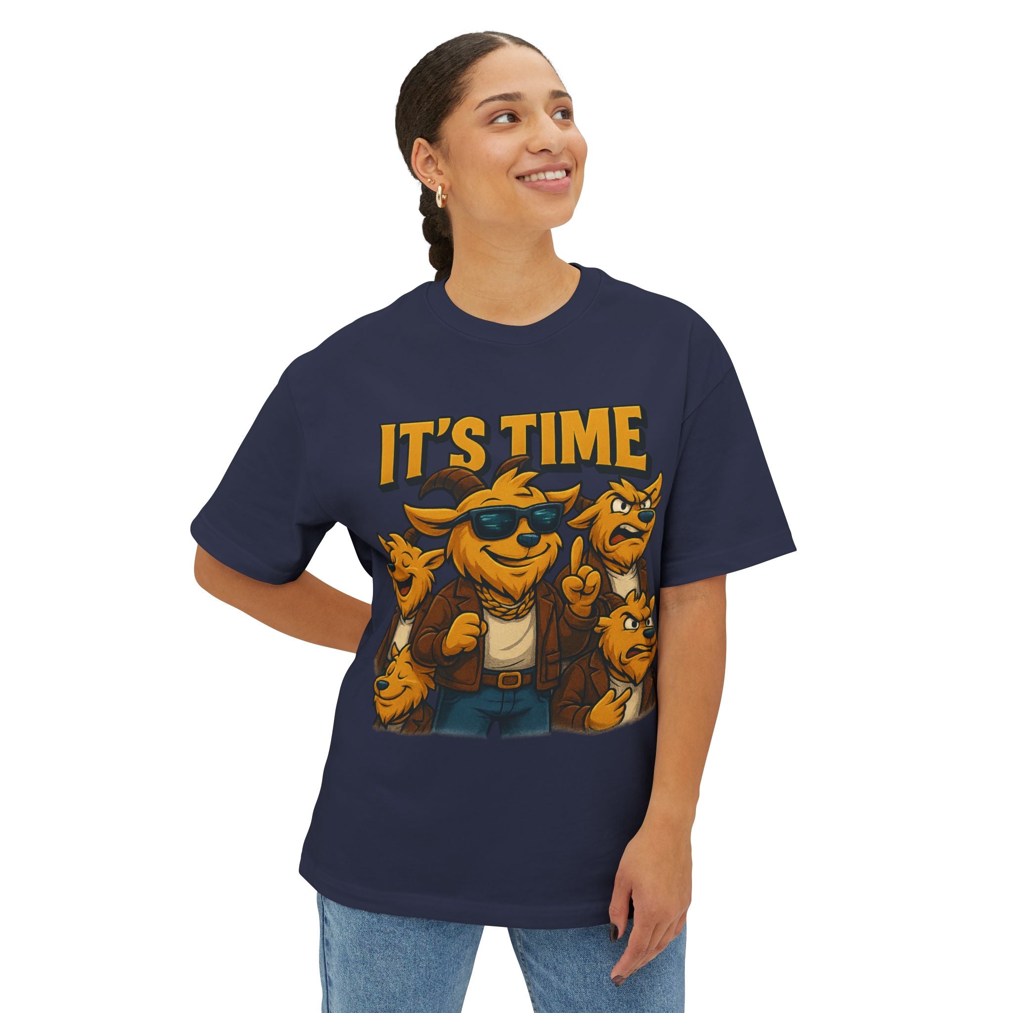 LIMITED EDITION GOATEE UNISEX NAVY T-SHIRT