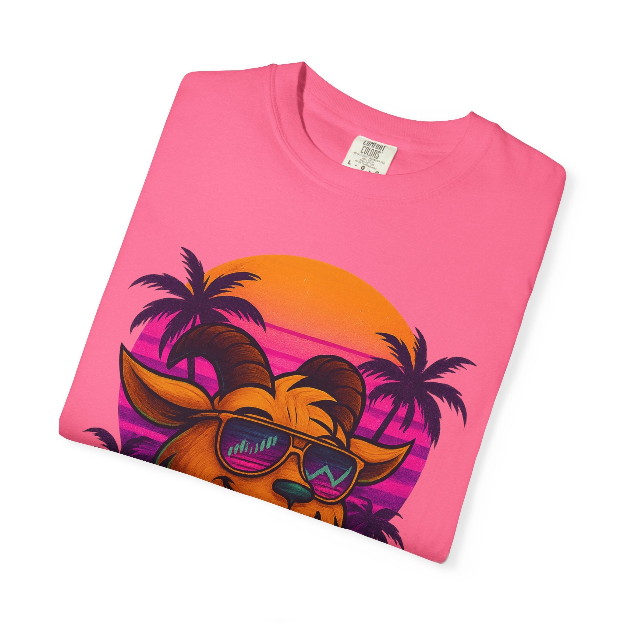 LIMITED EDITION GARMENT-DYED MALE PURPLE T-SHIRT
