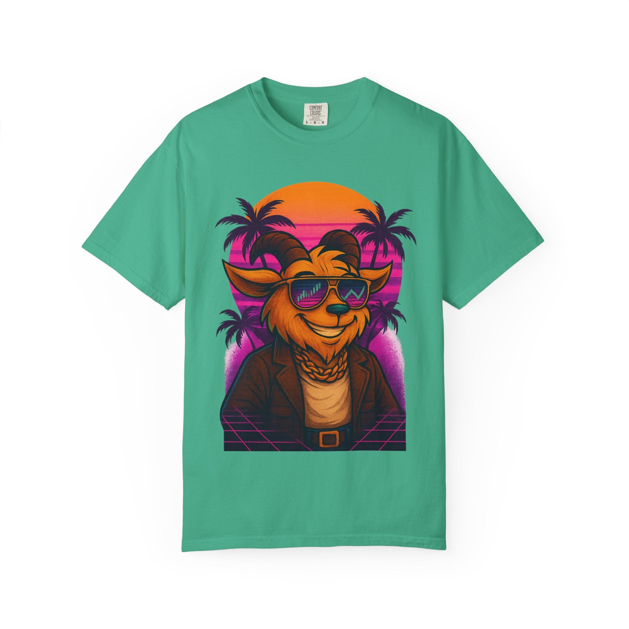 LIMITED EDITION GARMENT-DYED MALE PURPLE T-SHIRT
